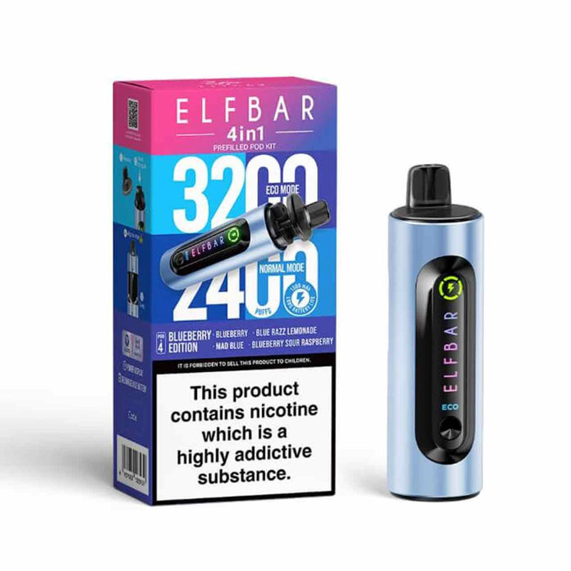 Elf Bar 4 in 1 Blueberry Edition Pod Kit