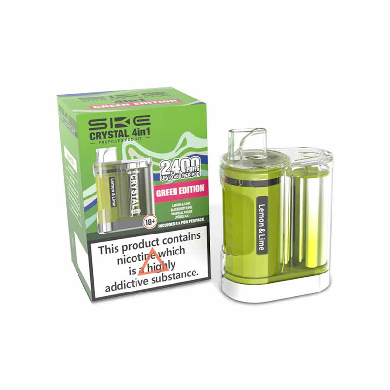 Ske Crystal 4 in 1 Prefilled Green Edition Vape Kit
