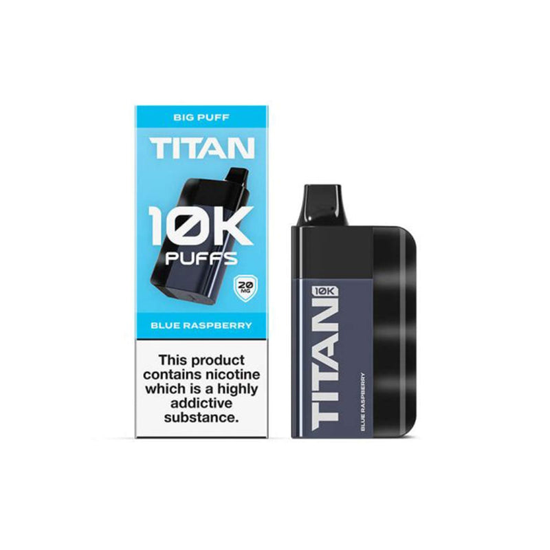 Titan 10k Blue Raspberry Device and Packaging