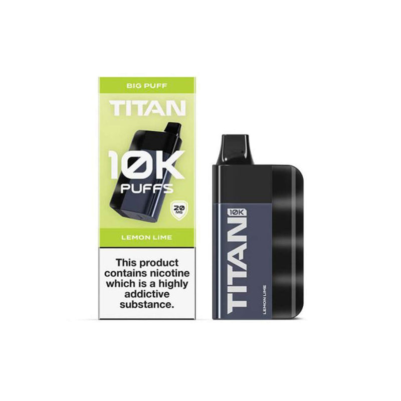 Titan 10k Lemon Lime Device and Packaging