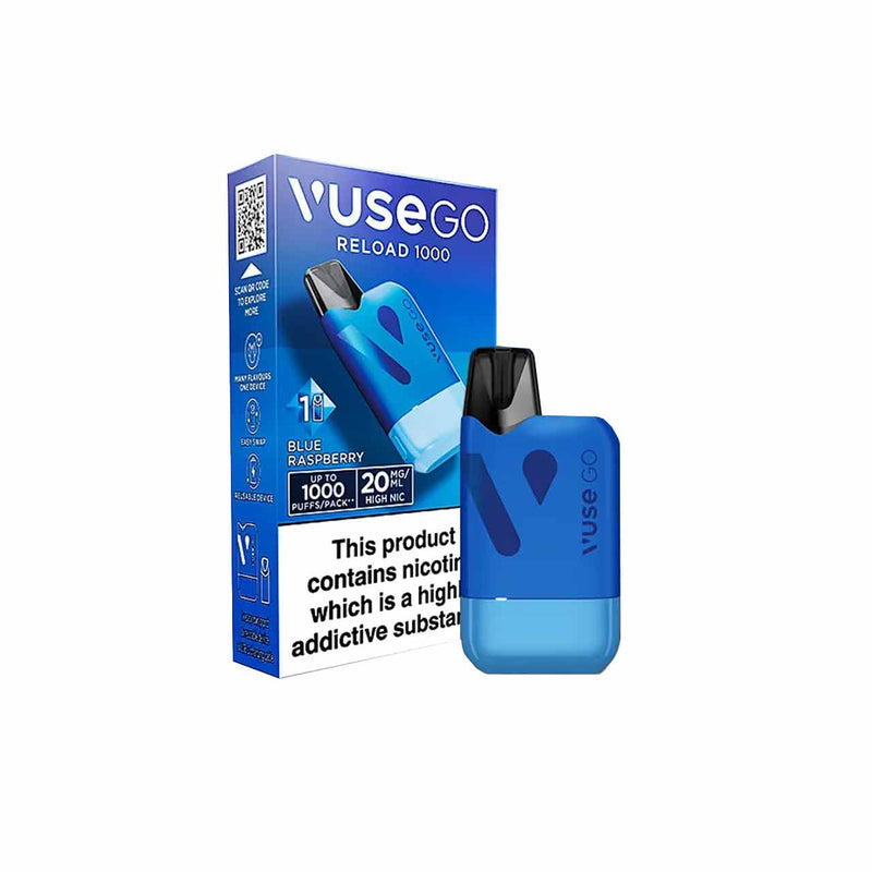 Vuse Go Reload 1000 Pod Kit Blue Raspberry