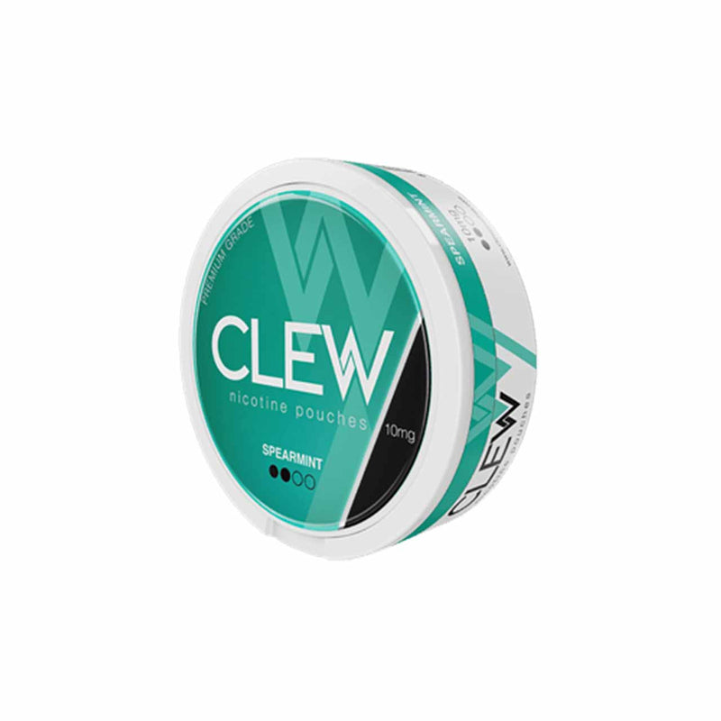 Clew Nicotine Pouches SpearMint Flavour Medium Strength