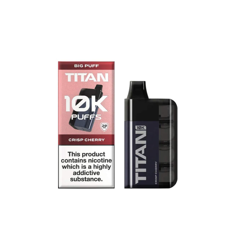 Titan 10k Crisp Cherry Device and Packaging