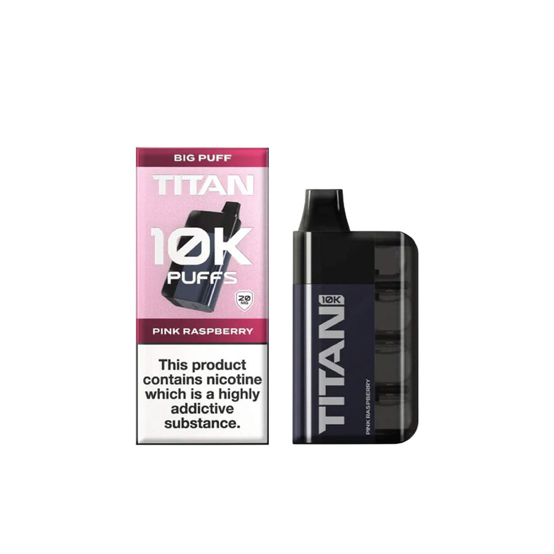 Titan 10k Pink Raspberry Device and Packaging